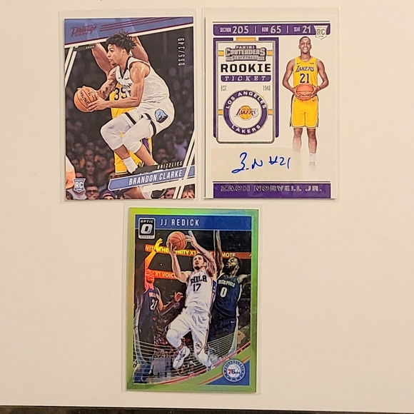 Lot of 11 NBA Autographed/Serial Numbered/Jersey Relic Basketball Cards - Picture 4 of 5